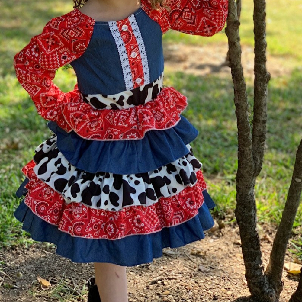 Cow Girl Western Dress